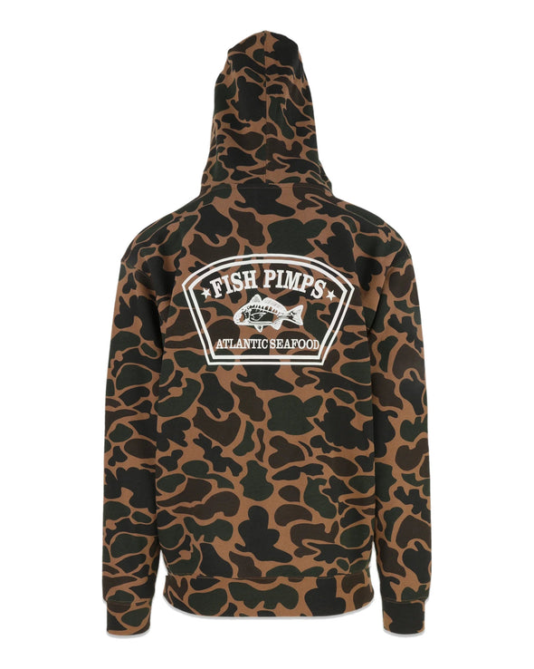 Duck Camo Badge Logo Hoodie