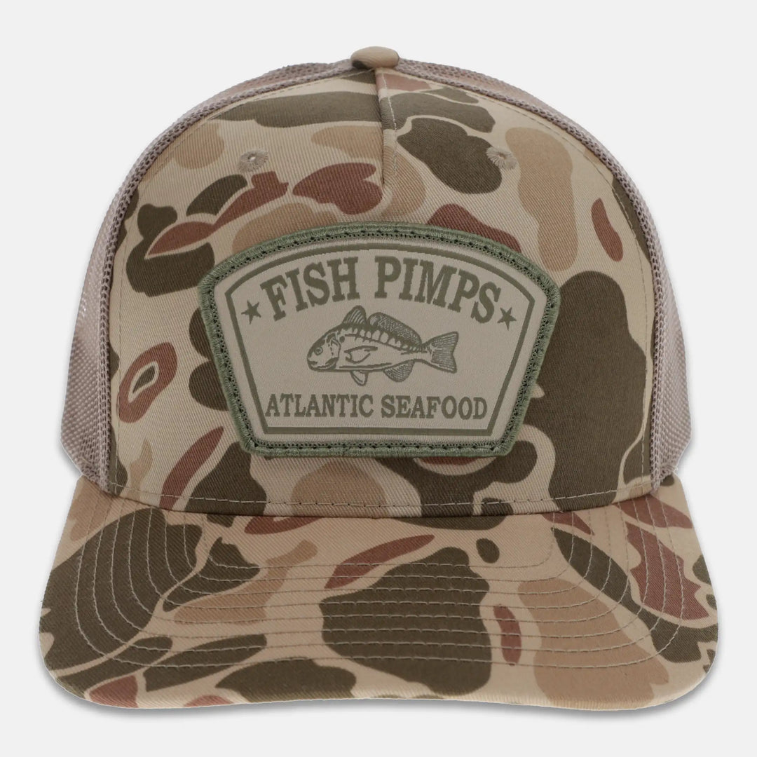 Fish Pimps Badge Logo Trucker Hat