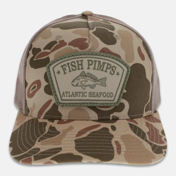 Fish Pimps Badge Logo Trucker Hat
