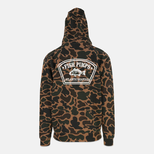 Duck Camo Badge Logo Hoodie