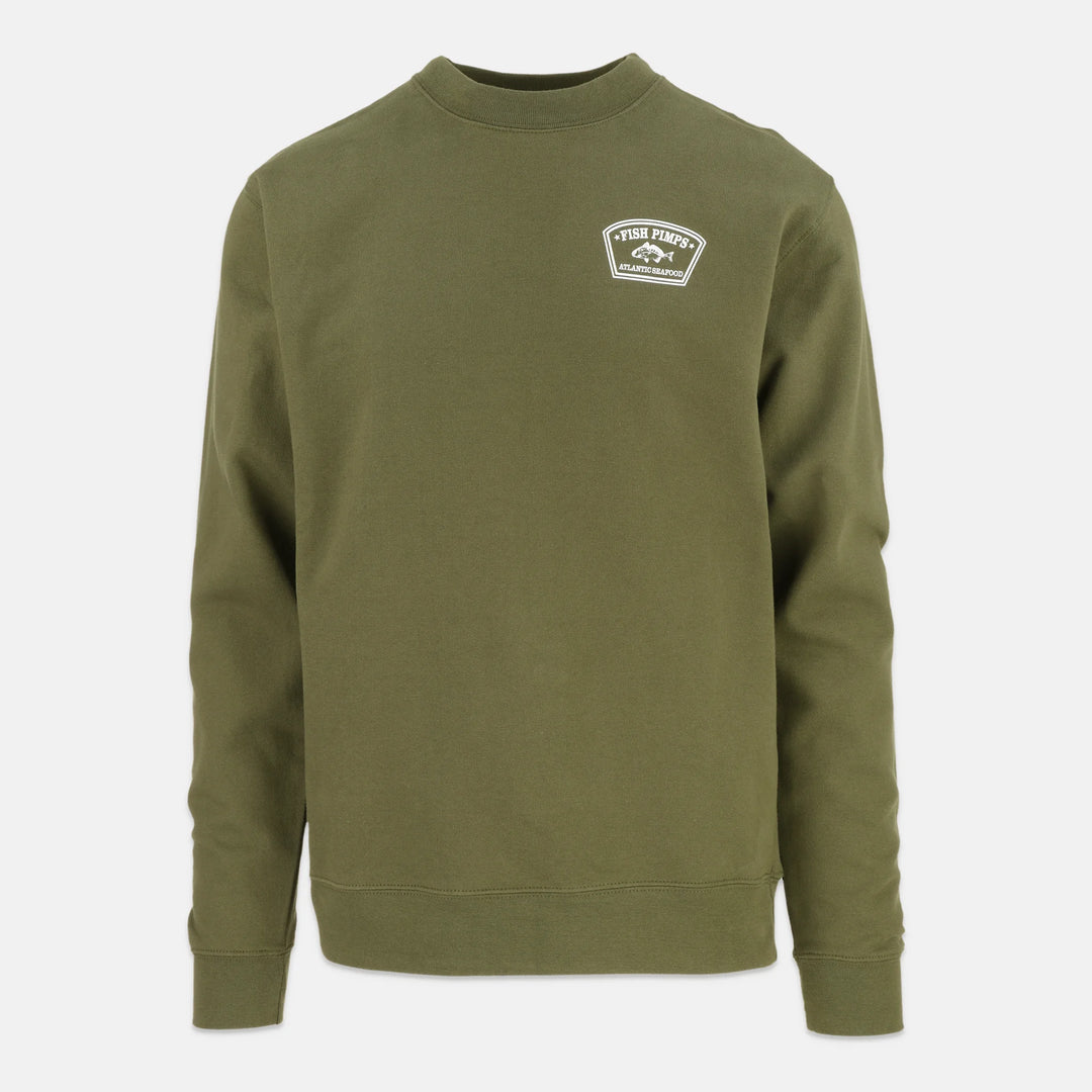 Badge Logo Crew Neck Sweatshirt