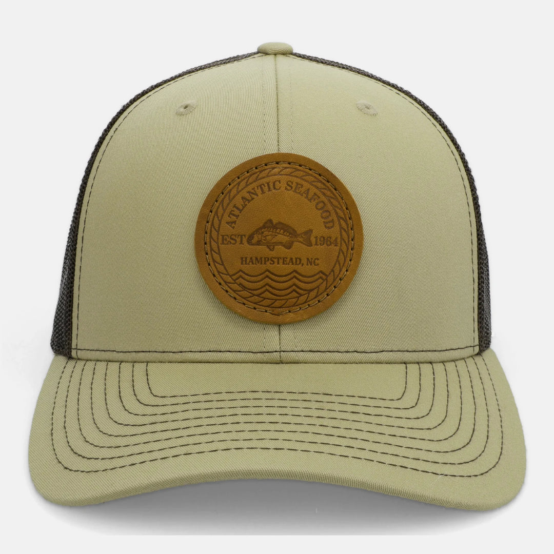 Leather Patch Logo Trucker Hat