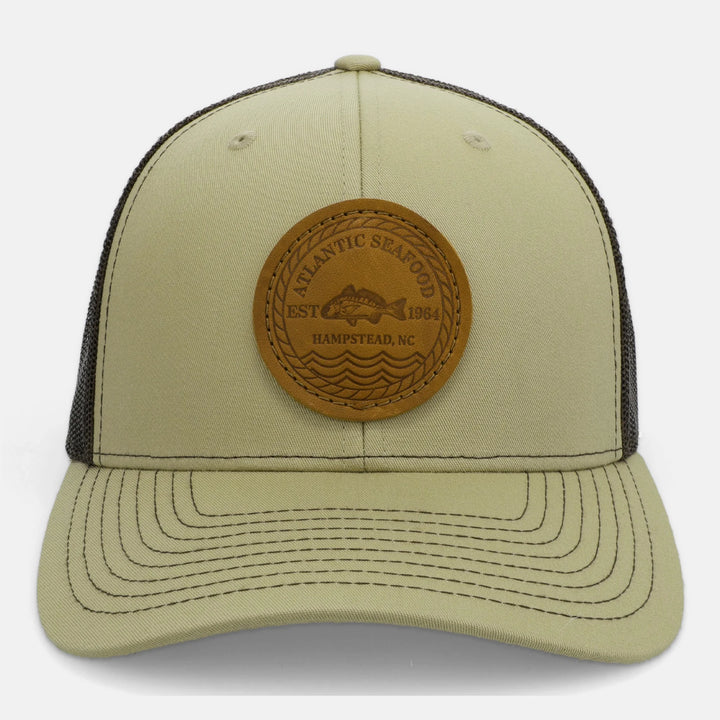 Leather Patch Logo Trucker Hat