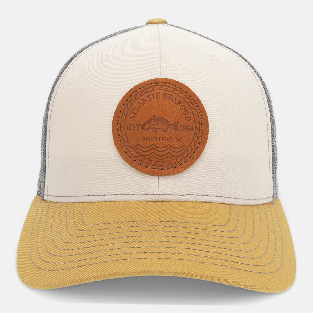 Leather Patch Logo Trucker Hat