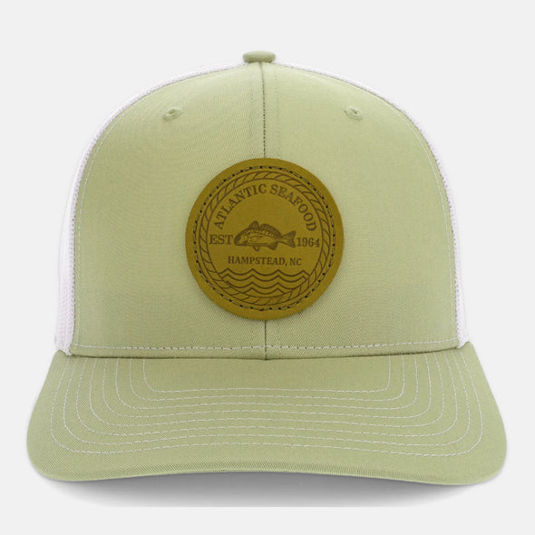 Leather Patch Logo Trucker Hat